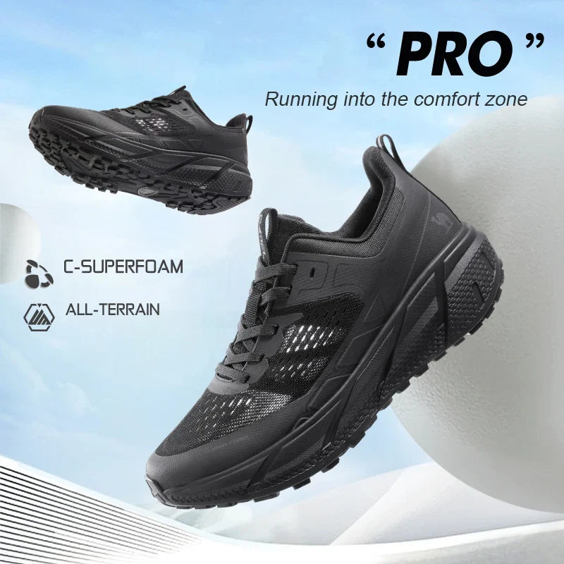 GOLDEN CAMEL Men’s Running Sneakers - Mesh Sports Shoes with Cushioning & Non-Slip Sole for Walking