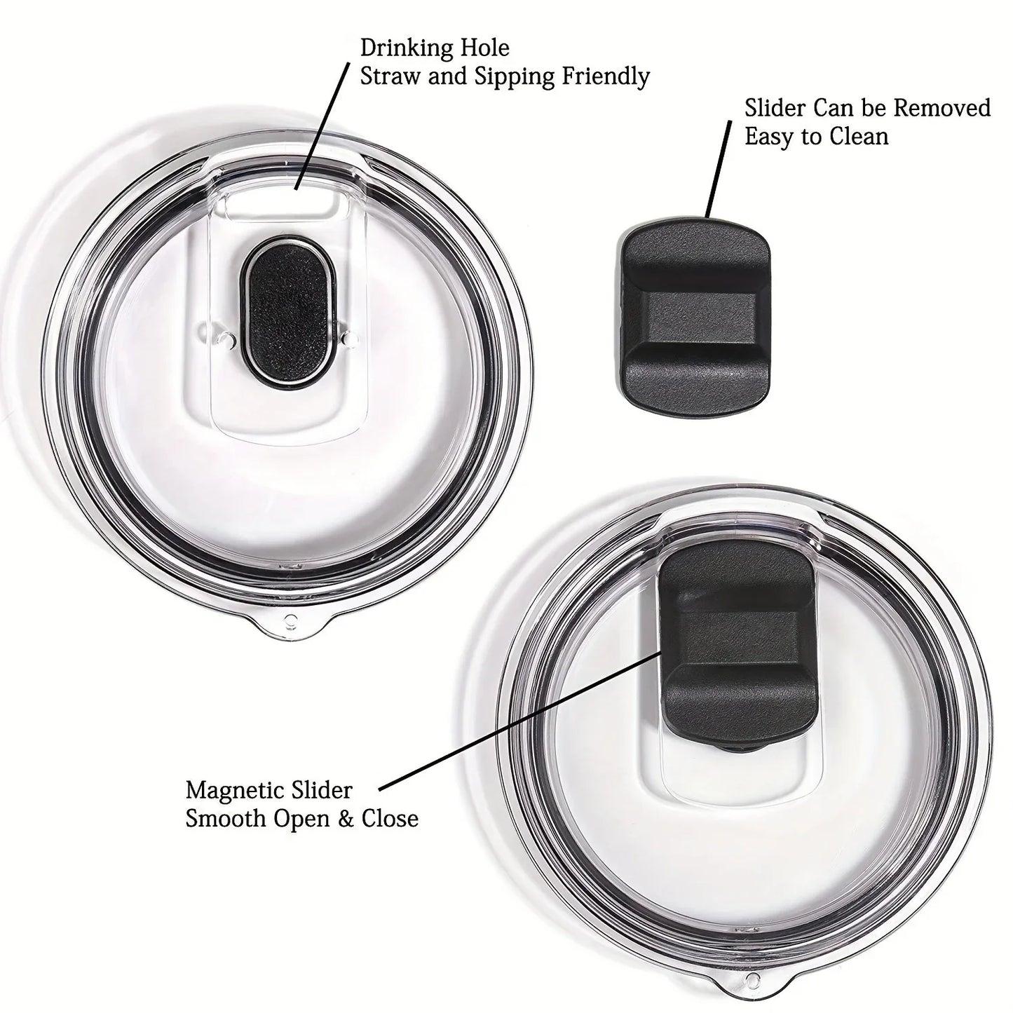 20oz/30oz Dust-Proof Cup Lid – Coffee & Beverage Cup Lid Accessory for Kitchen Supplies