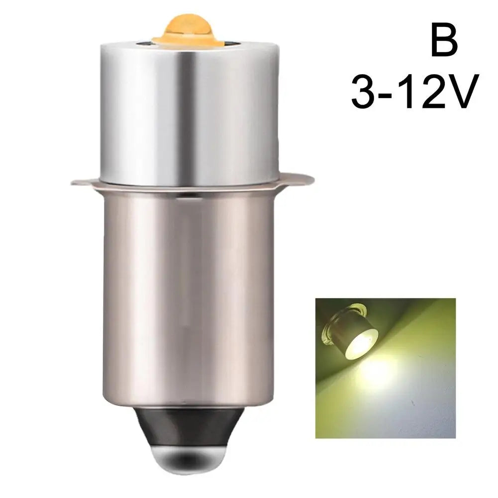 P13.5S E10 BA9S LED Flashlight Bulb - 5W White Upgrade Replacement Lamp for Maglite Torches DC6V-24V