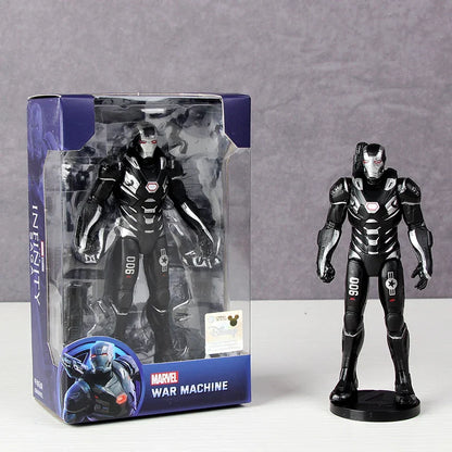 ZD Toys Avengers Legends Action Figures – Iron Man, Spider-Man, Thor, Captain America, Thanos, Hulk, War Machine Gift Set