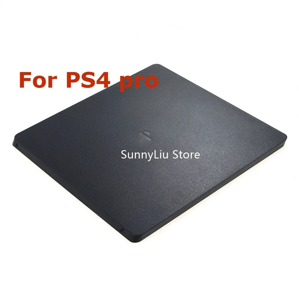 PS4 Slim & Pro Front Upper Shell Cover — Black Protective Faceplate Housing