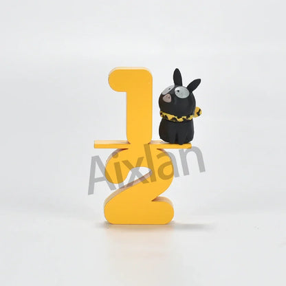 Aixlan 4PCS Ranma ½ PVC Figures – Ranma, Tendou, Akane Q-Version Cute Anime Collectible Action Figures Christmas Gift