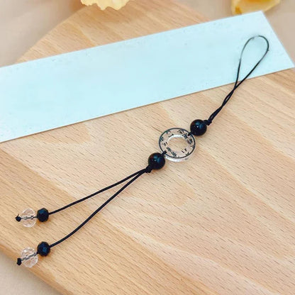 Chinese Style Phone Lanyard - Retro Tassel Anti-Lost Strap with Keychain & Bag Charm