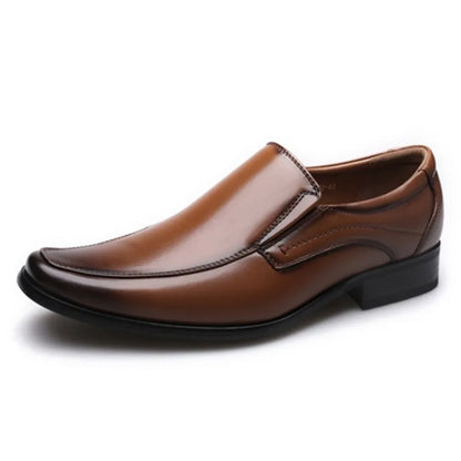 Men’s Classic Slip-On Oxford Dress Shoes - Elegant Business, Office & Formal Wedding Shoes for Men