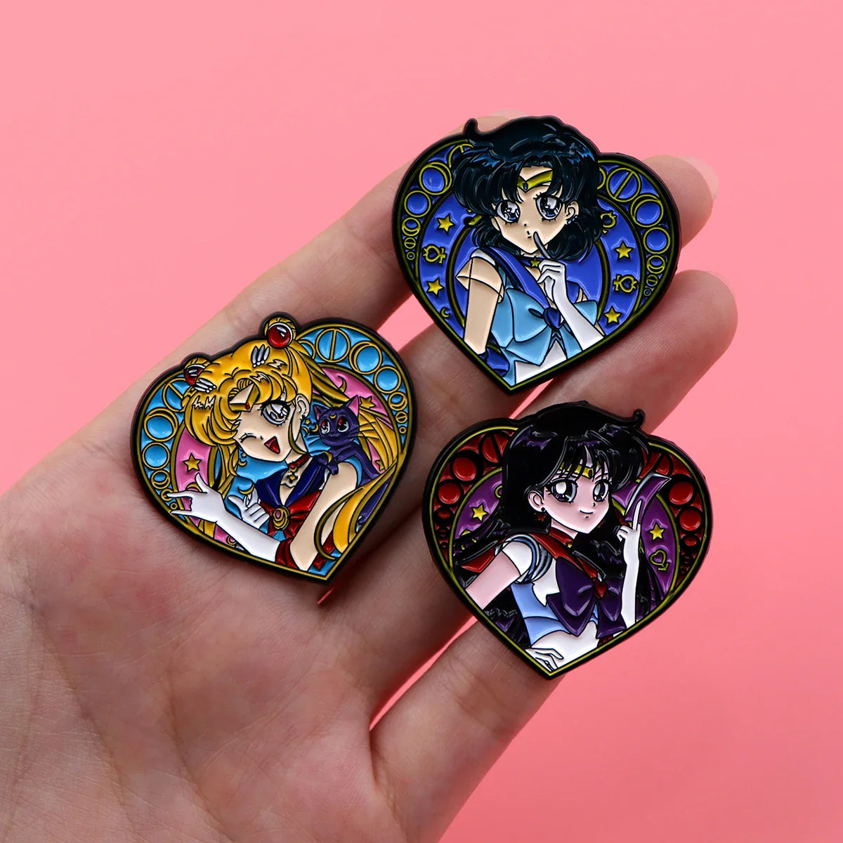 Cartoon Anime Enamel Brooch Pins – Kawaii Metal Badge Jewelry for Clothing & Backpack Gifts
