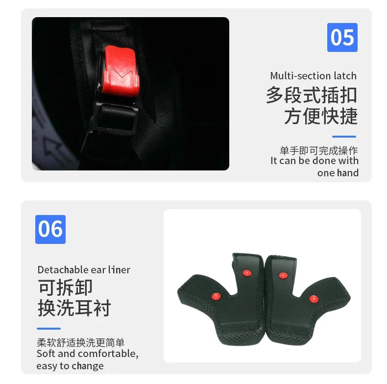 Dual Lens Full Face Motorcycle Helmet - Racing Downhill Motorbike Protective Safety Helmet Gear