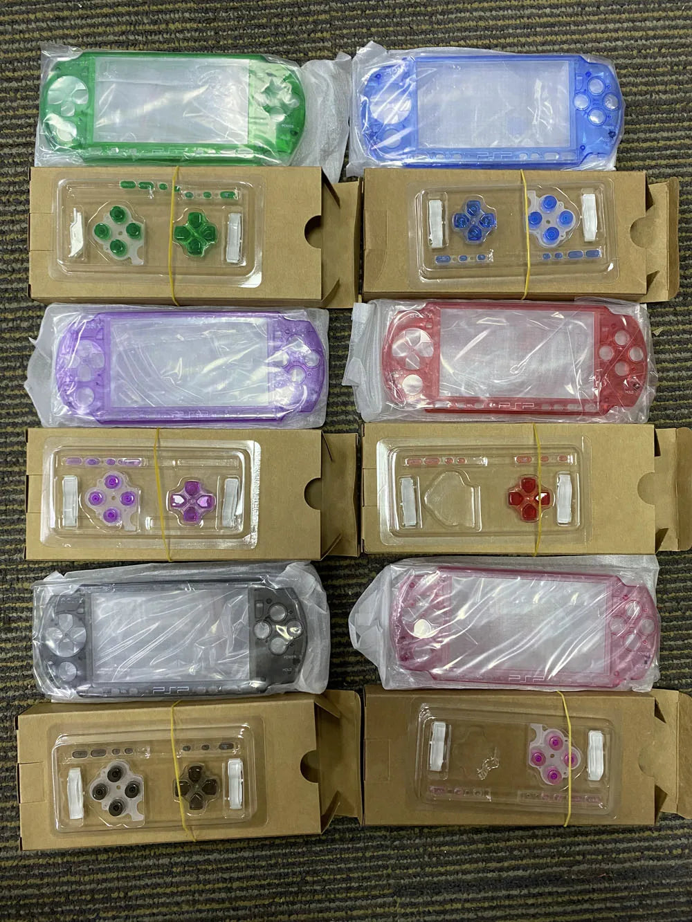 Replacement Faceplate Shell Case for PSP 3000 – Full Housing Cover with Buttons Kit for PSP3000 3006 3008