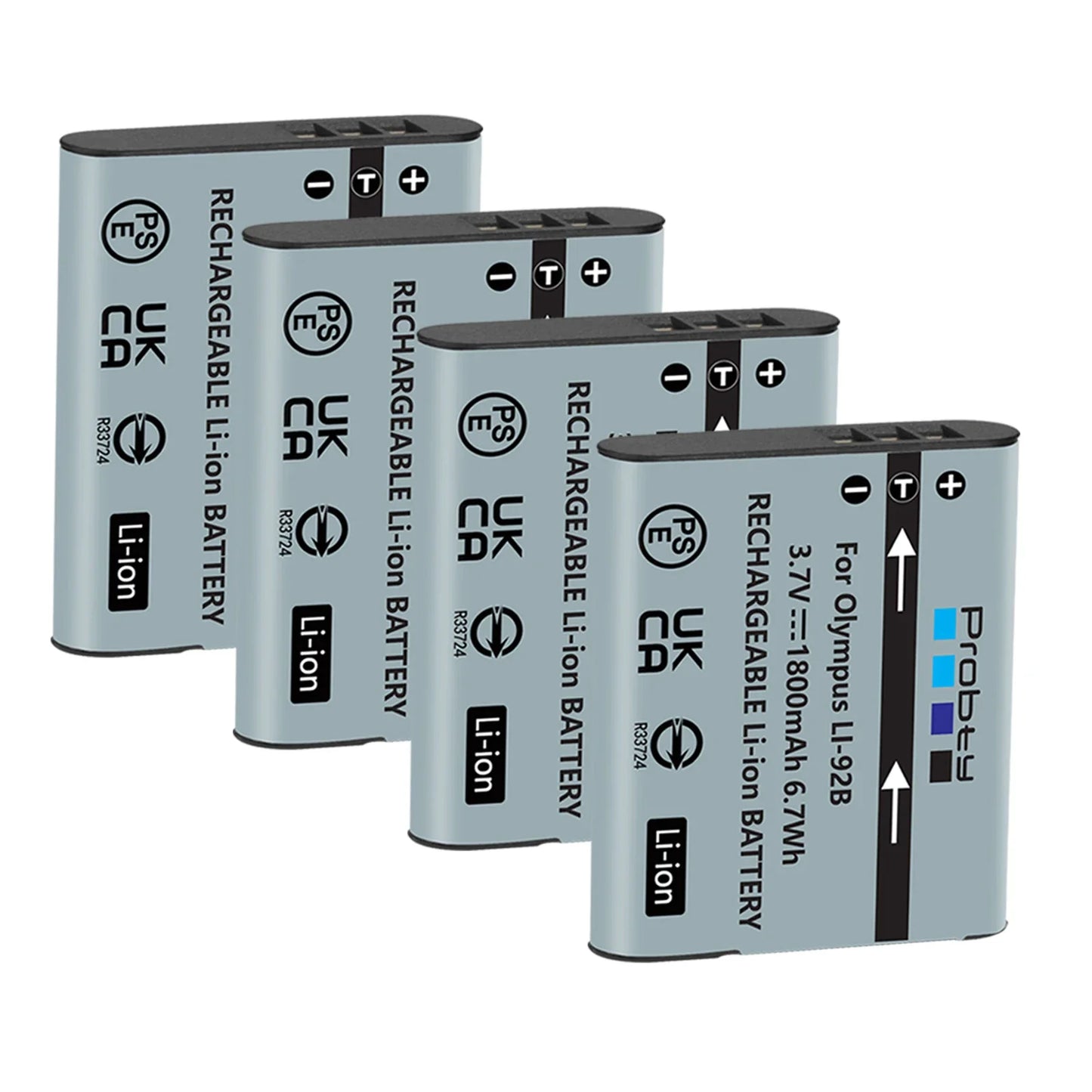 Li-90B / Li-92B Battery & Charger for Olympus Tough TG Series & SP-100 Cameras