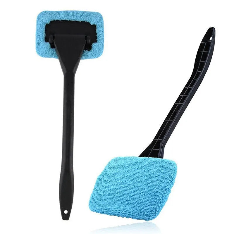 Ultimate 1PC Windshield Cleaning Kit - Interior Car Window Brush with Long Handle | Car Accessories for Crystal Clear Views