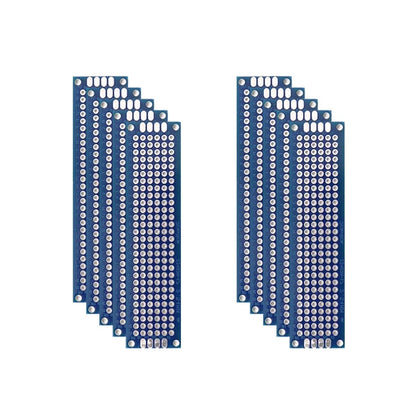 PCB Prototype Boards - Double Sided Blue Circuit Boards for DIY Soldering Projects 5-10PCS
