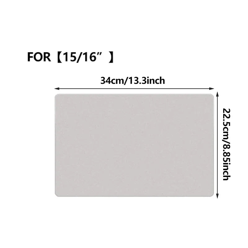Microfiber Keyboard Dust Cover - Ultra Thin Waterproof Protector for MacBook Pro Air 15-16 Inch