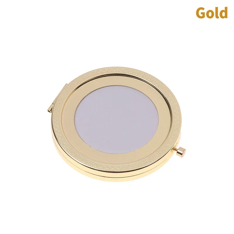 Foldable Mini Square Makeup Mirror - Double-Sided Compact Pocket Vanity Mirror