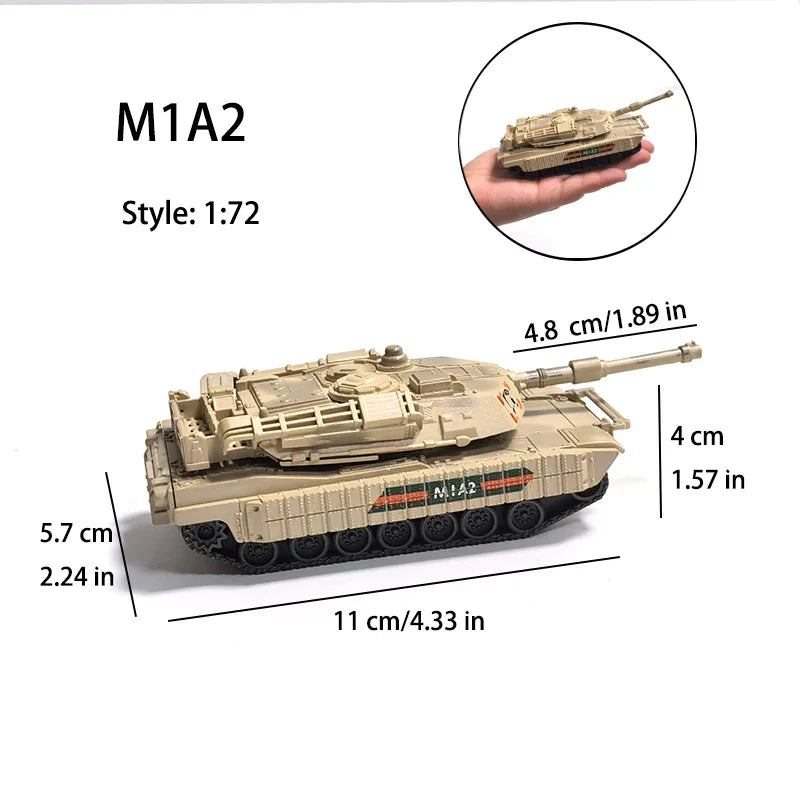 Military Building Blocks Set - F-22 F-14 Fighter Jets & Leopard 2A7 M1A2 T-90 Tank Model Toys for Boys Gifts