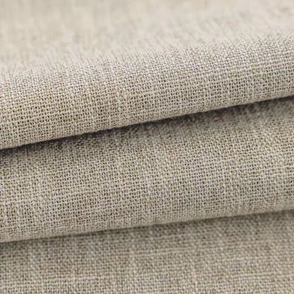 Asazal Linen Blackout Curtains – Luxury Modern Opaque Drapes for Living Room & Bedroom, Full Shading Window Decoration