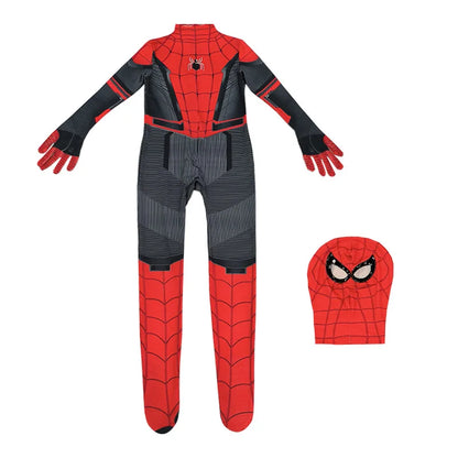 2025 Spiderman Cosplay Costume – Miles Morales Superhero Zentai Jumpsuit for Boys & Girls, Halloween & Carnival