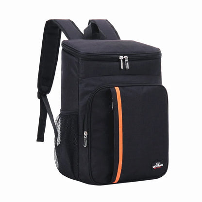 20L Portable Thermal Lunch Bag - Durable Waterproof Cooler Ice Insulated Case for Camping, Oxford Dinner Backpacks Icebox