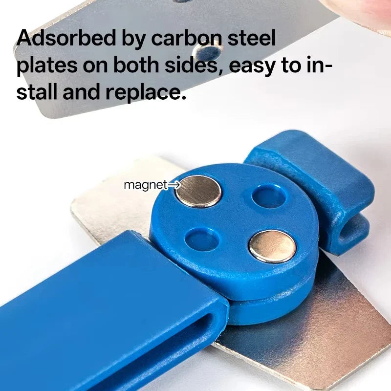 Durable Steel Bike Brake Pad Spreader Tool — 360° Rotatable Hydraulic Disc Caliper Piston Reset & Extension Tool