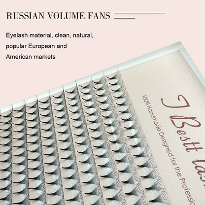TBestt 5D/6D/8D/10D Premade Volume Lash Fans – Soft Silk Eyelash Extensions