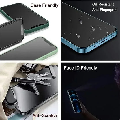1-5PCS Anti-Spy Privacy Screen Protector for iPhone – Fits iPhone 6, 7, 8, X, XS, XR, 11, 12, 13, 14, 15, 16, 17 Pro/Max/Mini