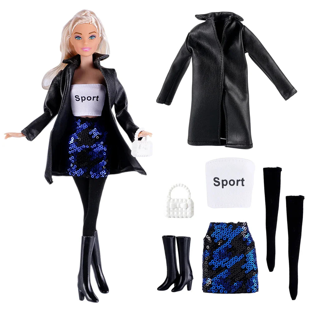 NK Princess Wedding Dress for 30CM Dolls – 1/6 Doll Clothes with Noble Skirt & 11.5" Doll Shoes, Perfect Gift