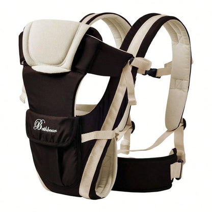 4-in-1 Ergonomic Baby Sling Carrier - Adjustable Backpack Carrier for Newborns to Toddlers