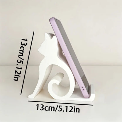 Cute Cat Phone & Tablet Holder - Universal Desktop, Bed & Car Stand