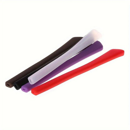 10pcs Silicone Eyeglass Temple Tips - Replacement Ear Socks Sleeves for Thin Metal Glasses Legs & Eyewear Accessories