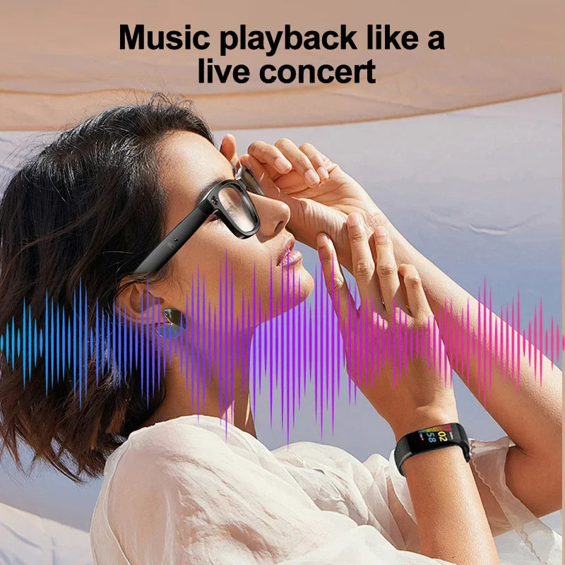 Xiaomi Smart Bluetooth Glasses — IP65 Waterproof, Video Recording, AI Photo Recognition, Translation, Call & Large Battery