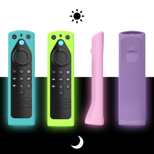 Silicone Remote Control Cover Stand - Protective Case for Fire TV Stick & Alexa Voice Remote Models