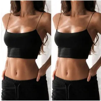 Sexy Sleeveless Corset Crop Top for Women – Y2K Streetwear Tank in White, Black, Yellow & Red