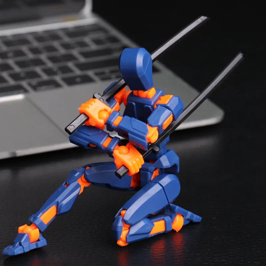 Multi-Jointed Shapeshift Robot 3D Printed Mannequin – 13 Action Figures for Kids & Adults, Parent-Child Games & Gifts
