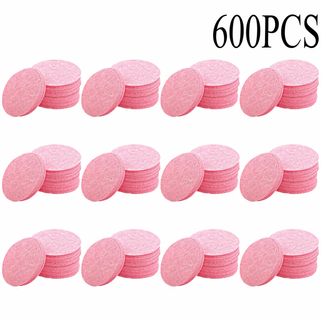50-1000PCS Compressed Facial Cleansing Sponges – Absorbent, Latex-Free Exfoliating Makeup Pads