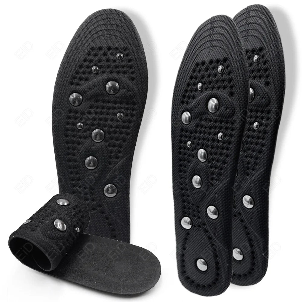 EiD Magnetic Therapy Foot Insoles – Soft Acupressure Sports Cushion for Men & Women