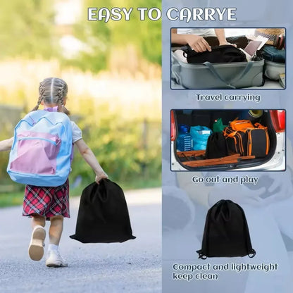 Inflatable Booster Car Seat - Portable PVC Travel Cushion for Kids with Comfortable Backless Design