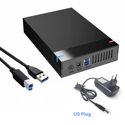 3.5 Inch HDD Case USB 3.0 to SATA External Hard Drive Enclosure | Supports Up to 10TB
