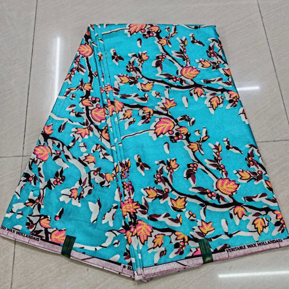 100% Cotton African Wax Print Fabric - High Quality Ankara Fabric 6 Yards