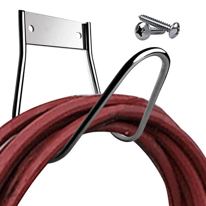 Stainless Steel Hose Hanger – Heavy Duty Wall-Mount Hook for Garden & Expandable Hoses