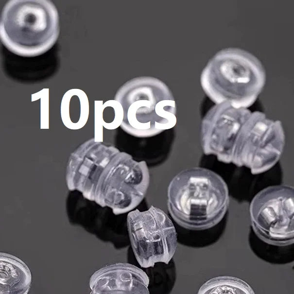 Large Acrylic Earring Backings – Comfortable Ear Lifters Stopper Pads, Practical Secure Earring Support Accessories