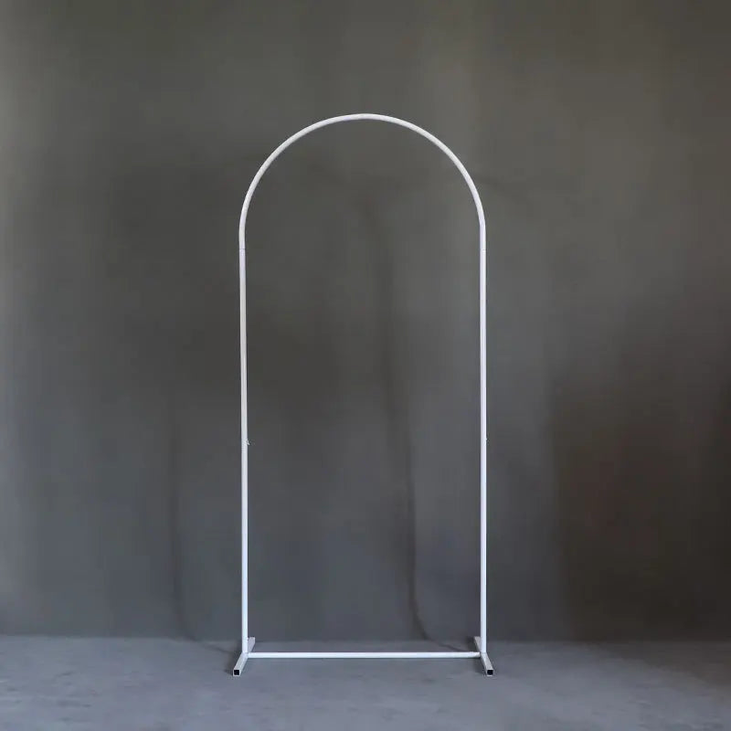 White Wedding Arch Stand - 6FT to 7.2FT Balloon Holder & Party Backdrop Decoration Frame