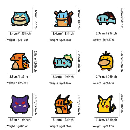 Cute Duck Enamel Pin Set - Cartoon Animal Lapel Brooches for Coats, Bags & Gifts