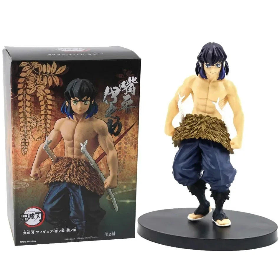 Demon Slayer Anime Figures – Kimetsu No Yaiba Tanjiro Nezuko Zenitsu Inosuke Action Doll Toys