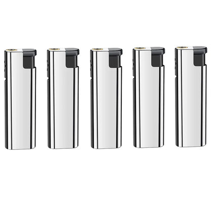 Outdoor Windproof Blue Flame Lighter – Direct Injection Cigarette Lighter for Camping & Smoking Tools (1/50 Pack)