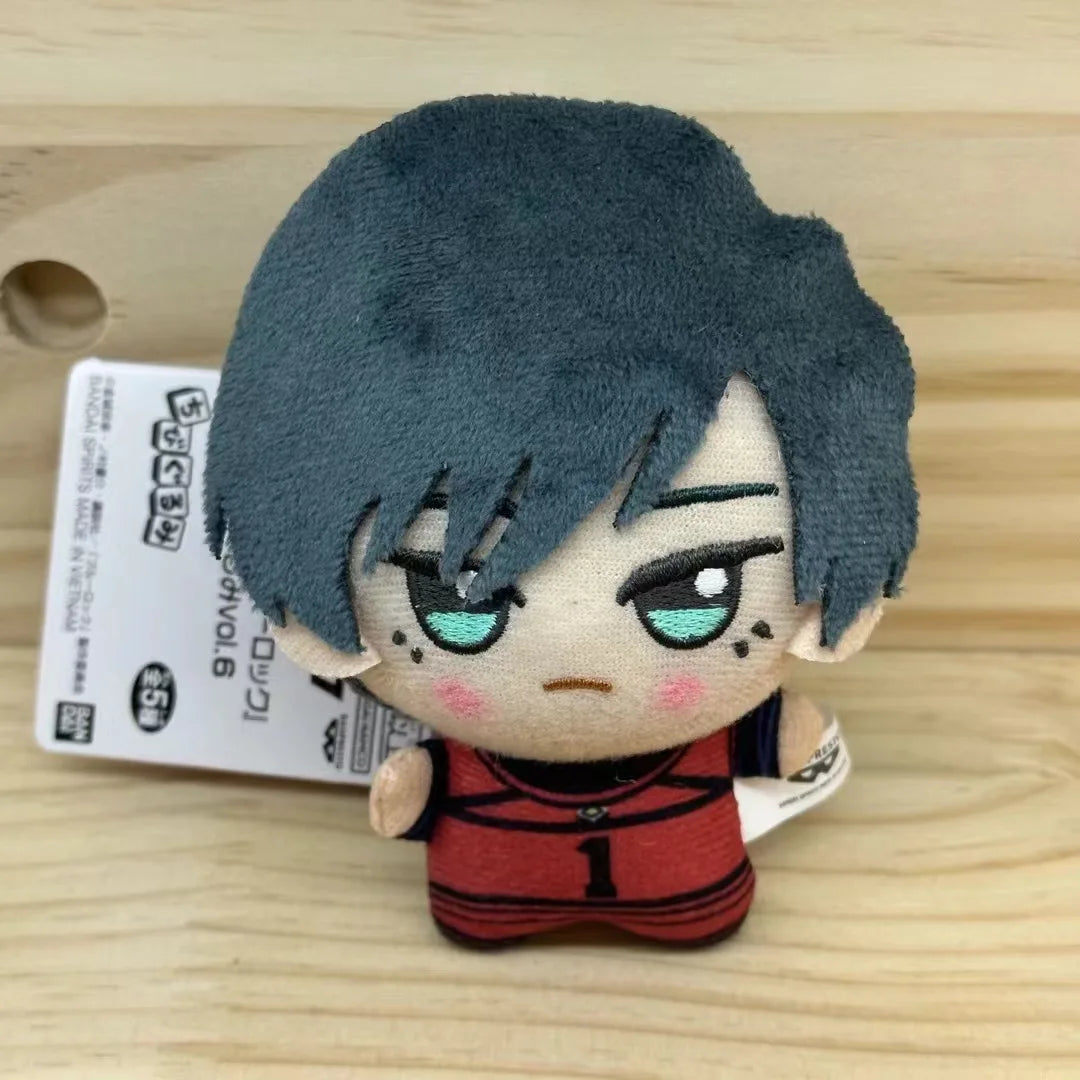 10cm Mini Blue Lock Plush Keychain – Seishiro, Nagi, Isagi, Yoichi, Chigiri, Bachira & Meguru Stuffed Doll Toy Gift