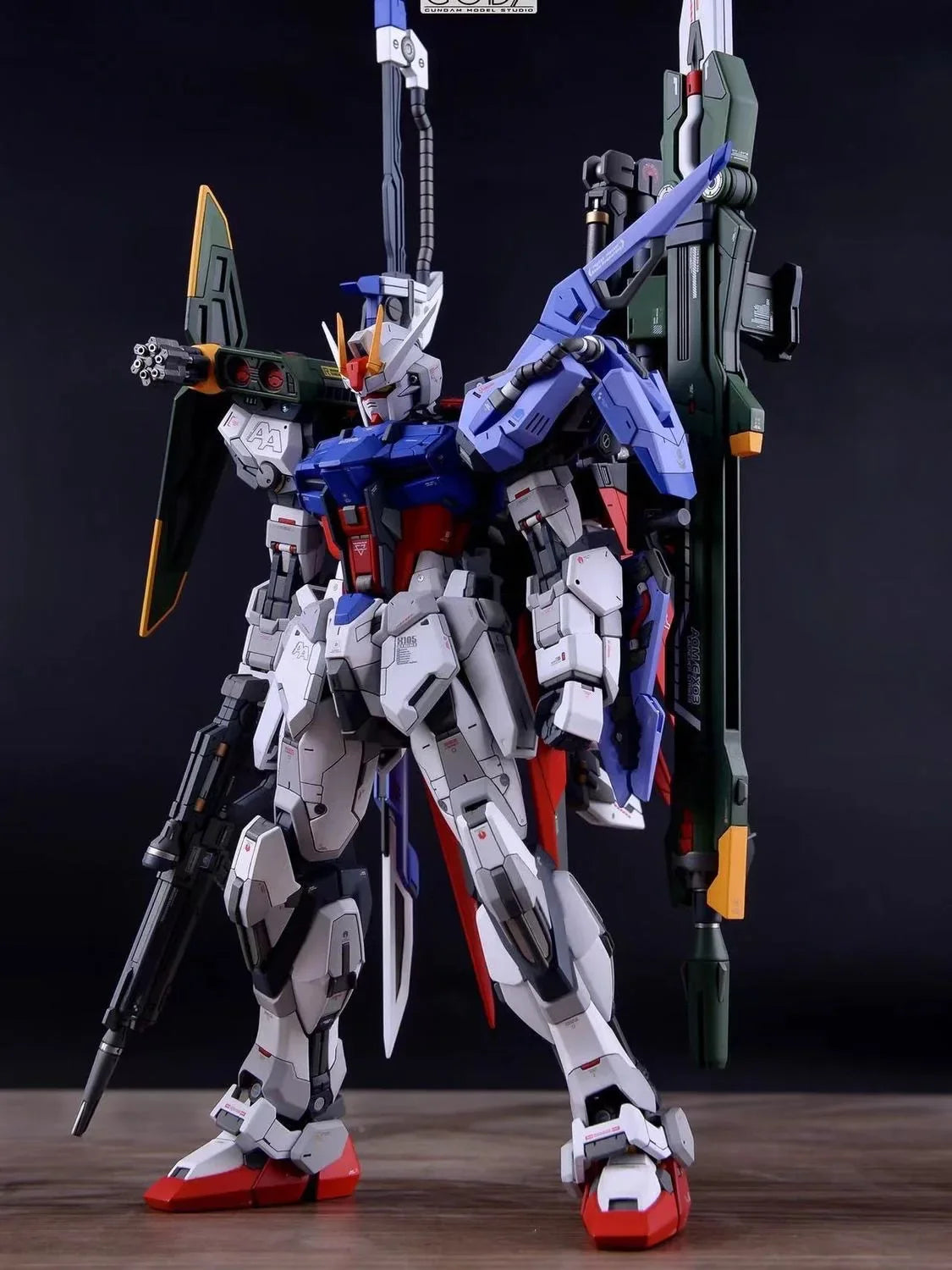 Anime HG 1/144 Perfect Attack Robot Figure — Action Model Collectible Ornament Gift