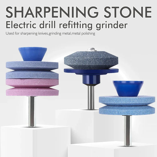 Lawn Mower Blade Sharpening Stone - Metal Grinding Tool for Knife Sharpening, Polishing & Drill Grinder Refitting
