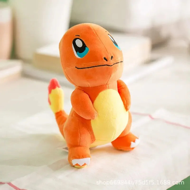 20cm Pokemon Plush Toys – Kawaii Pikachu, Raichu, Jenny, and Turtle Anime Dolls for Kids' Birthday & Christmas Gifts