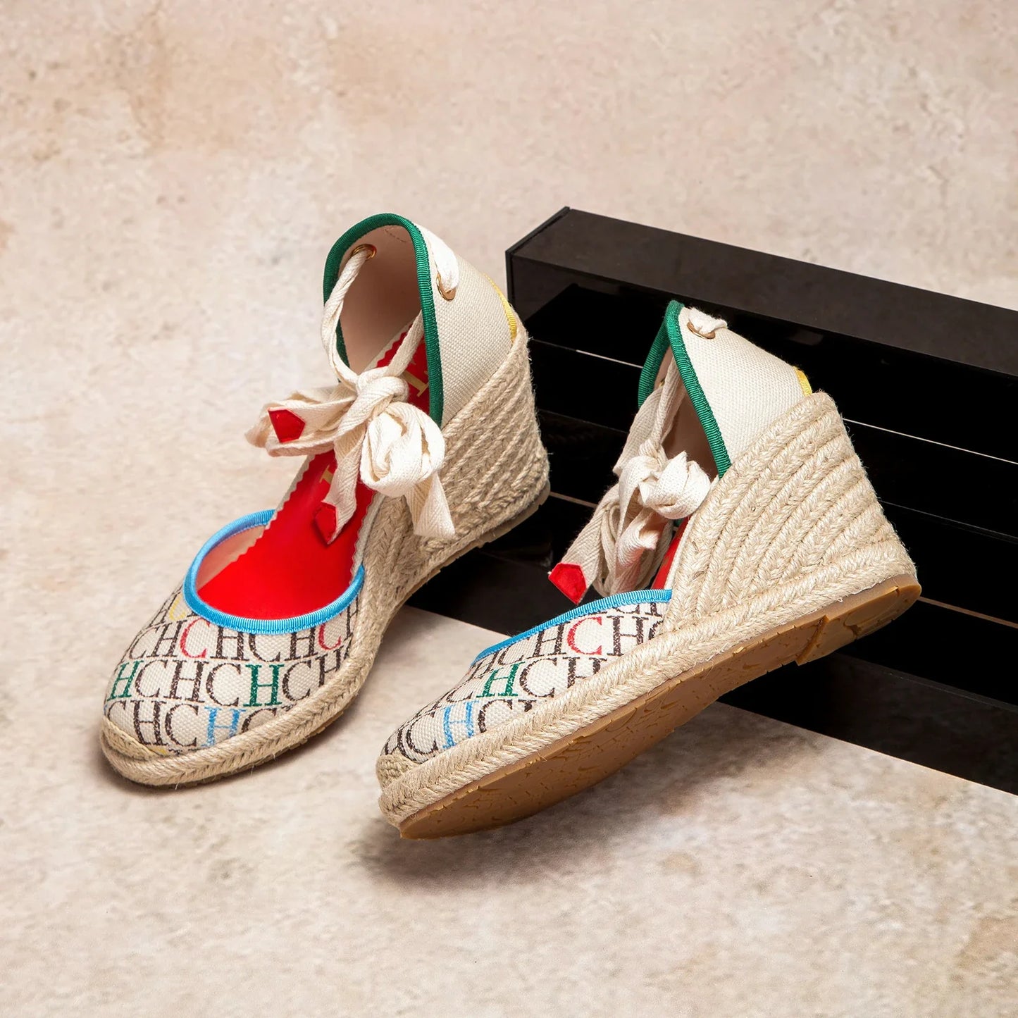 Women’s 8CM Wedge Sandals - Comfortable Breathable Hemp Sole Holiday Beach Shoes