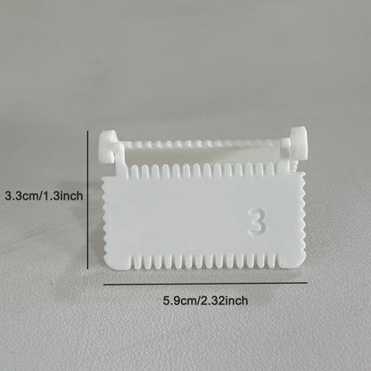 Clip-On Seam Guide - Portable Sewing Edge Guide & Needle Gauge for Quilting and DIY