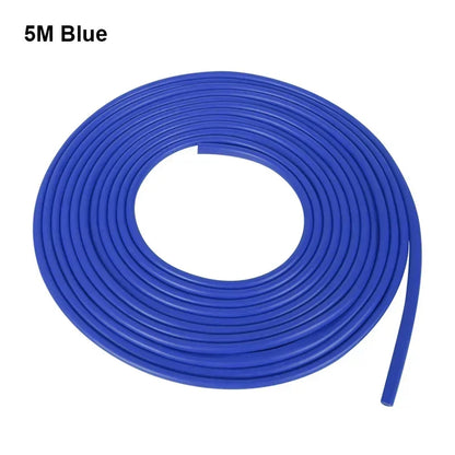 5M Car Door Edge Protector Strip - U Type Rubber Trim Moulding Guard with Adhesive Sealing Tape for Anti-Scratch Vehicle Protection