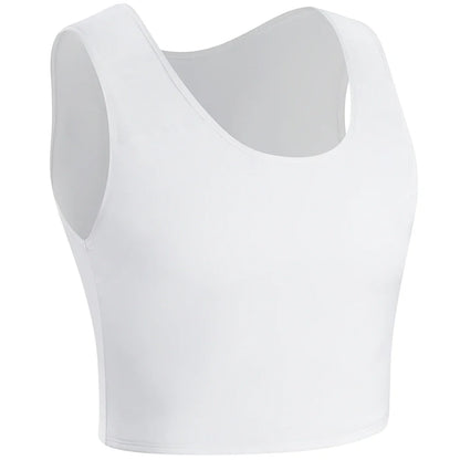 XUJI Transgender FTM Half Chest Binder – Breathable Tomboy Chest Compression for Comfort
